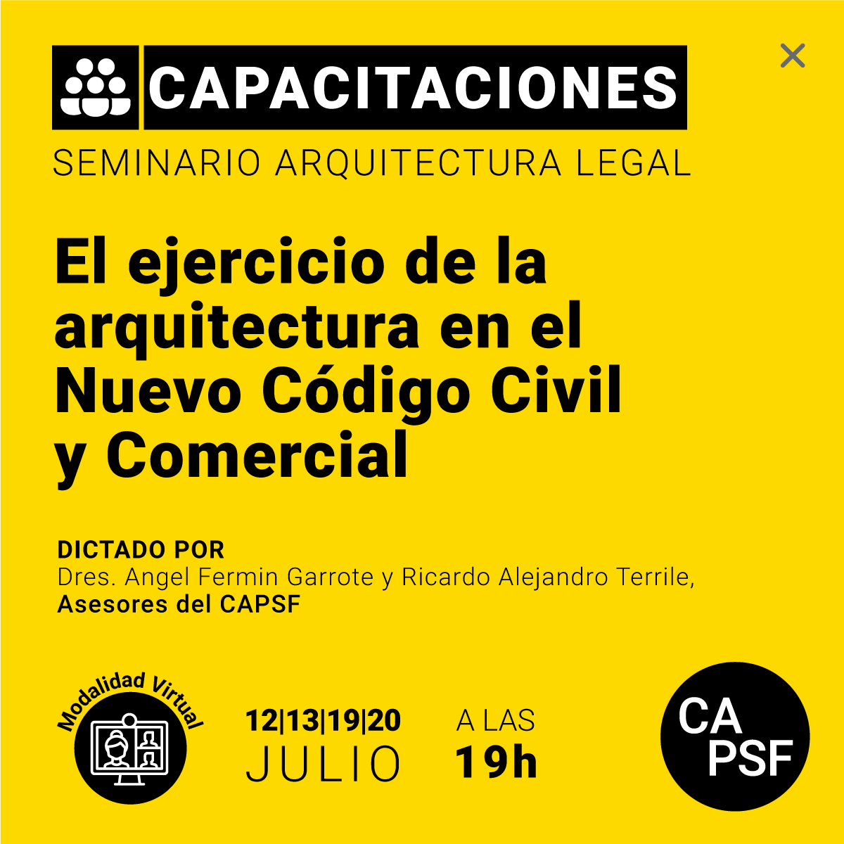 arquitectura legal garrote terrile capacitacion curso seminario