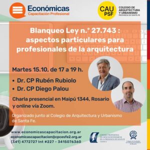 Ley de Blanqueo para profesionales de la arquitectura