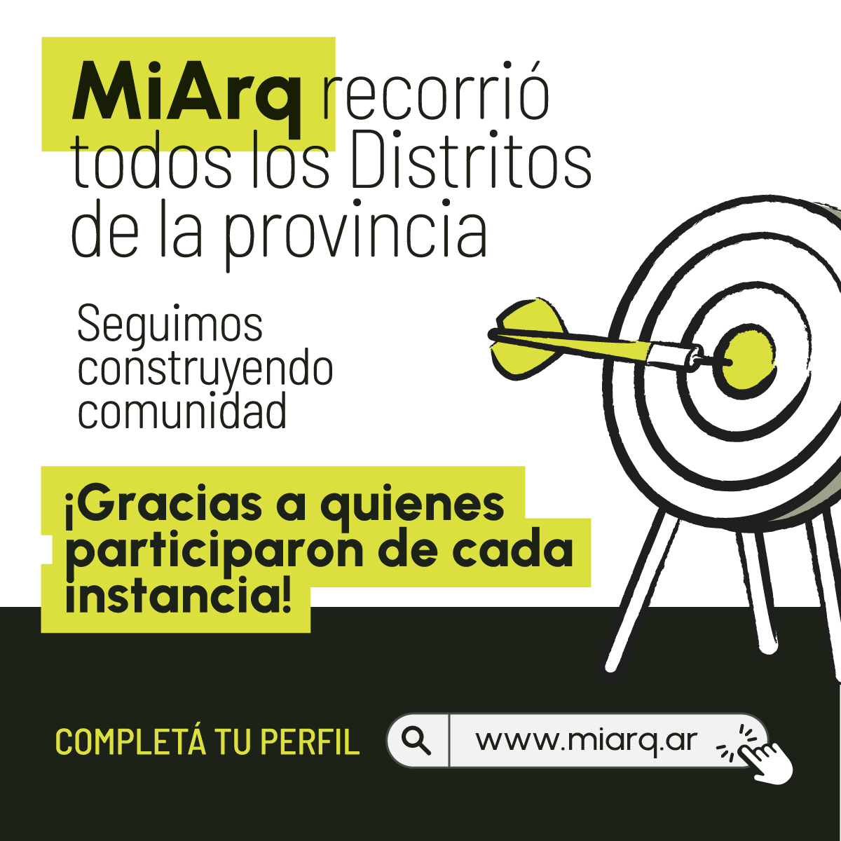 MiArq: culmina el recorrido por los seis Distritos provinciales