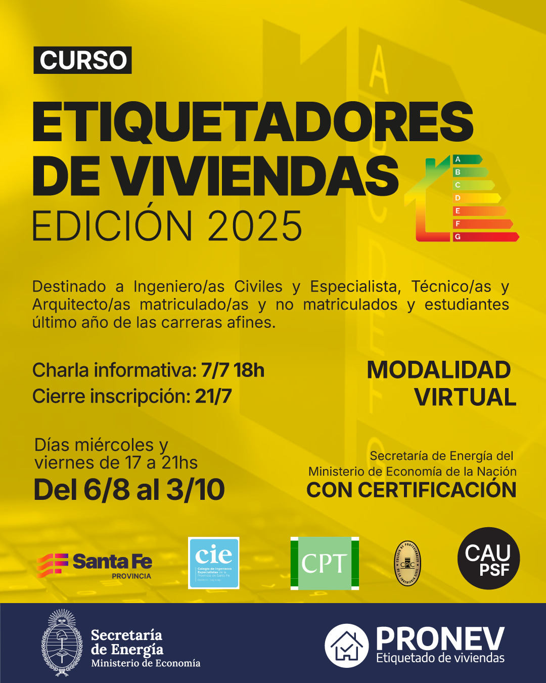 Curso de Etiquetadores de Vivienda
