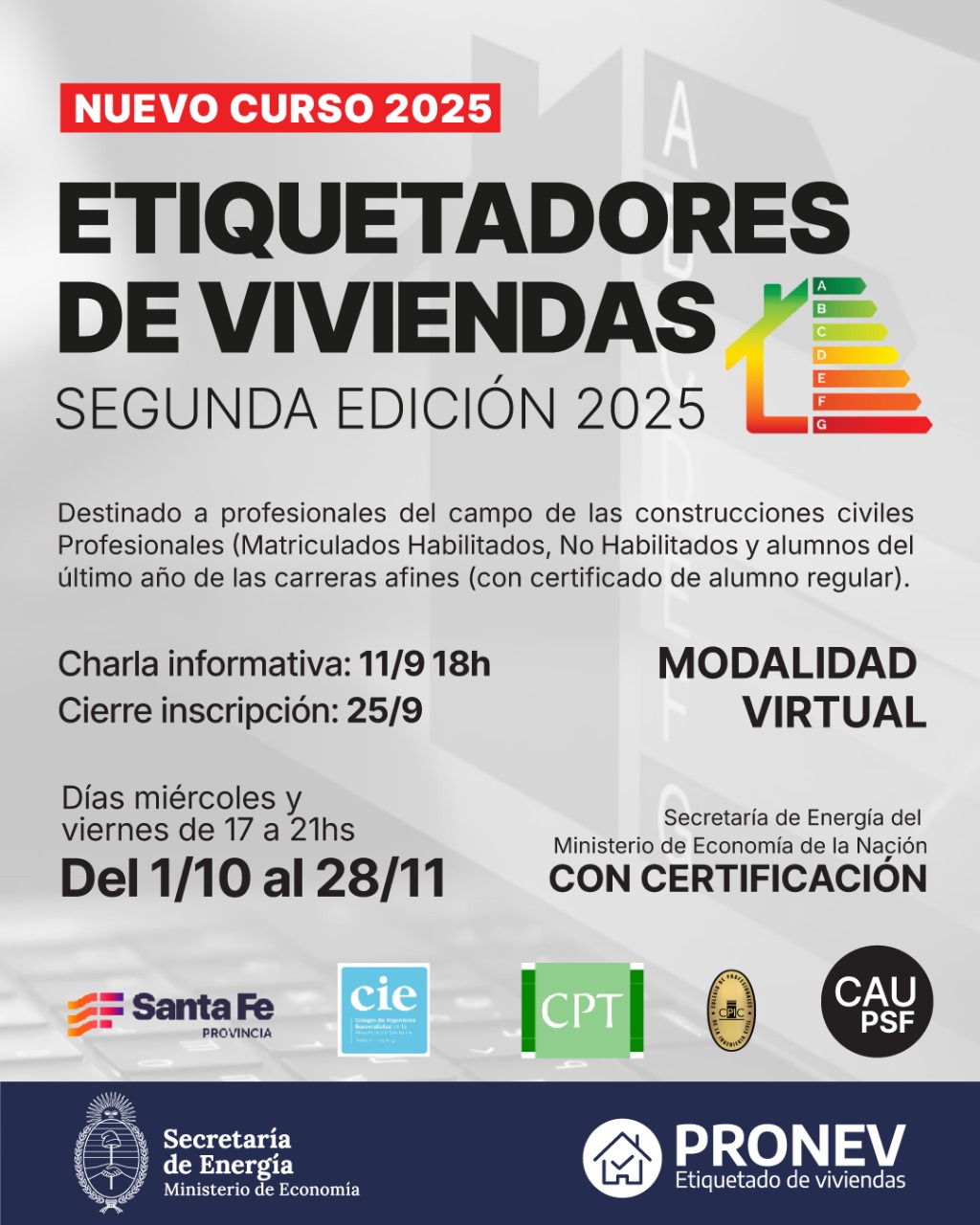 NUEVO CURSO - Etiquetado Energético de Viviendas