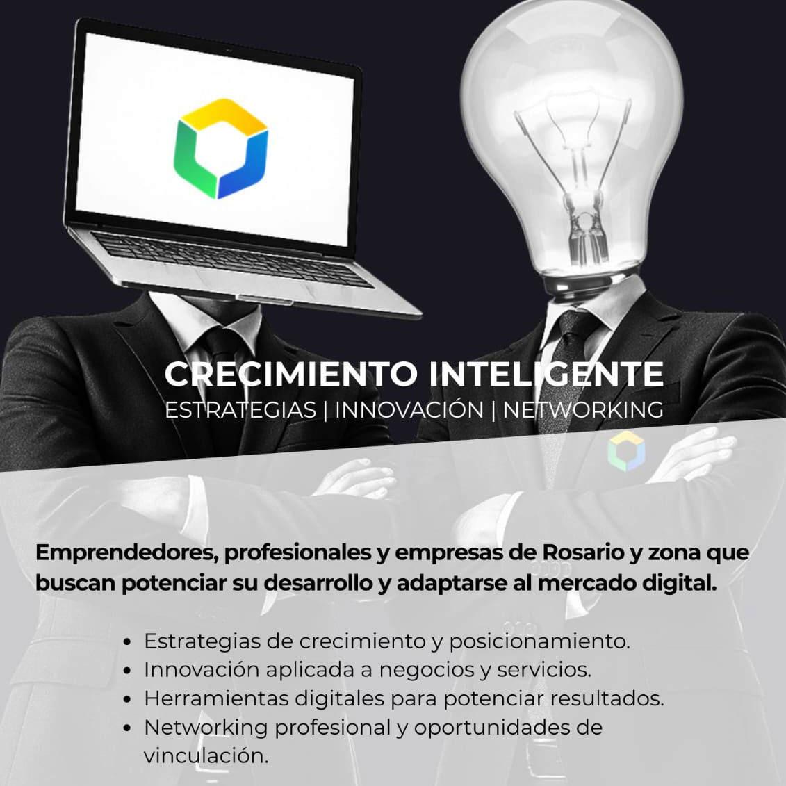 “Crecimiento Inteligente”: un encuentro para potenciar negocios y estrategias digitales en Rosario y la zona