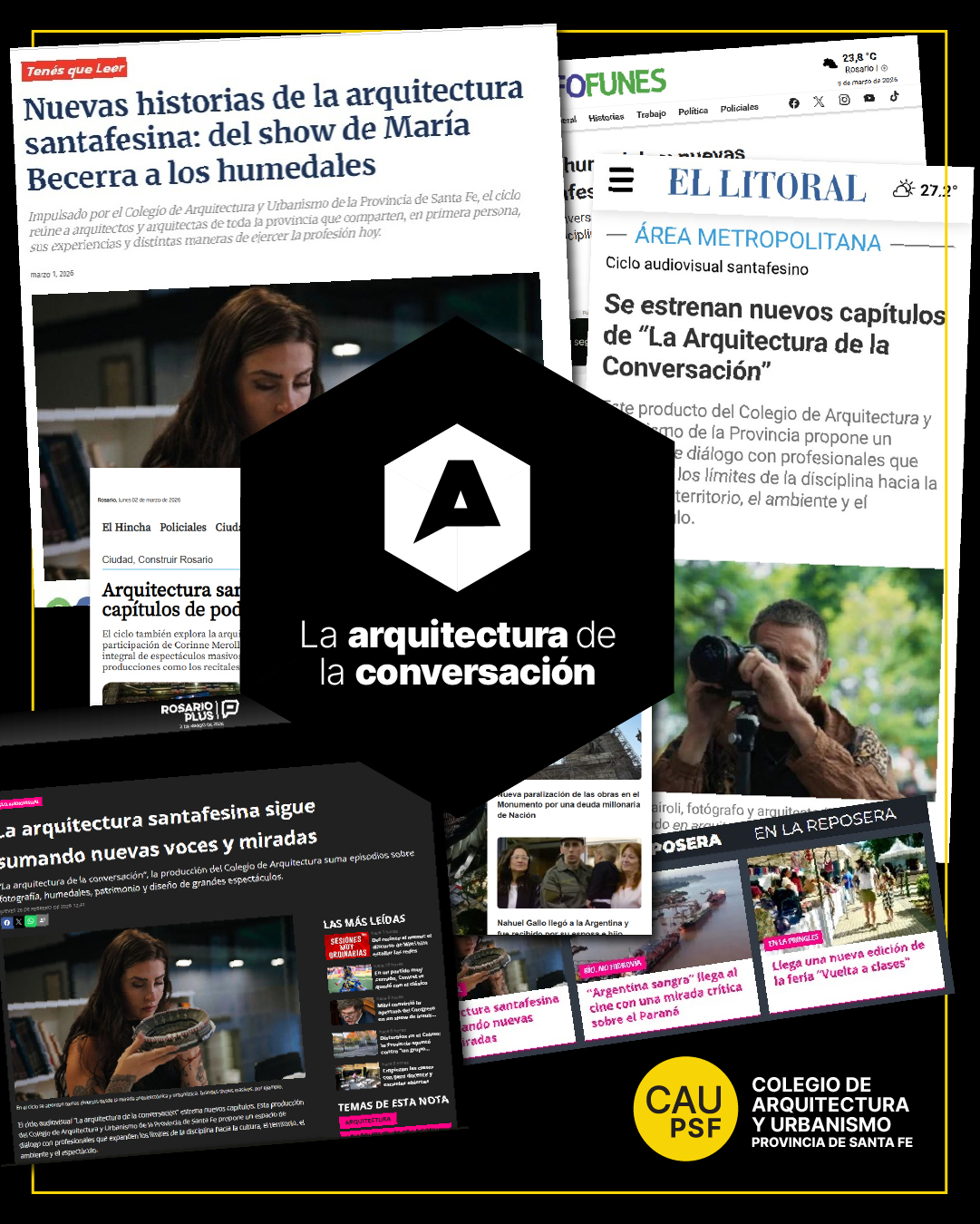 La Arquitectura de la Conversación: presencia destacada en medios para visibilizar proyectos del CAUPSF