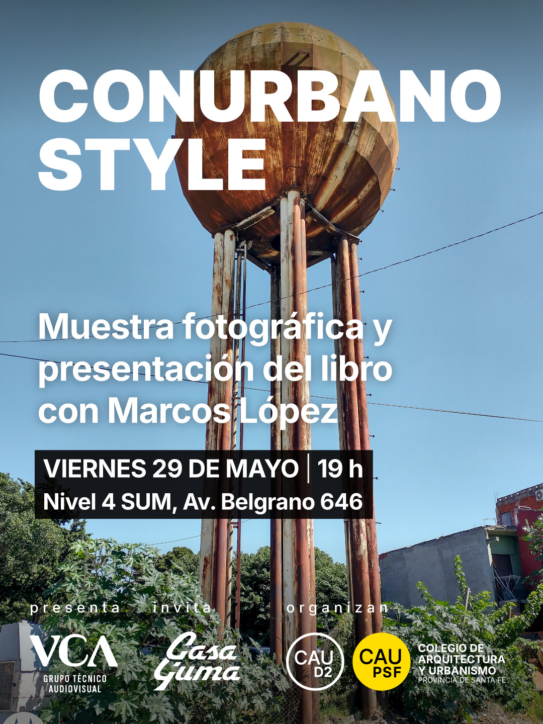 «Conurbano Style»: muestra fotográfica y presentación del libro de The Walking Conurban junto a Marcos López