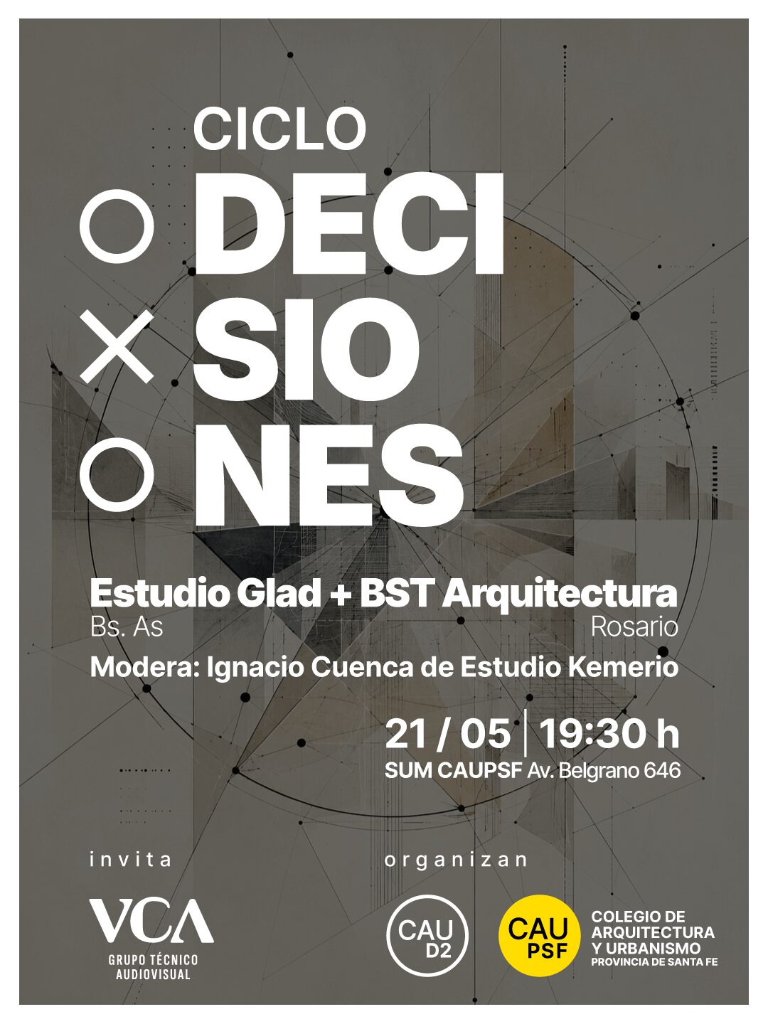 Comienza el Ciclo DECISIONES en el CAUPSF y el CAUD2