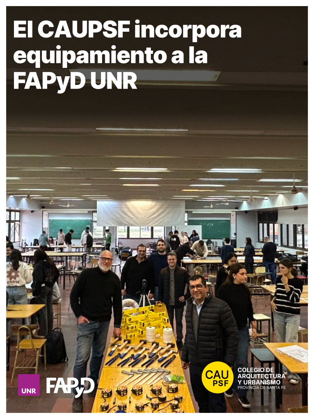 El CAUPSF incorpora equipamiento a la FAPyD UNR