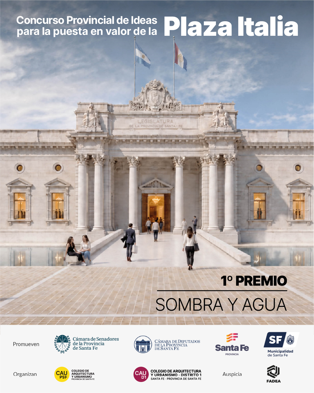 Ganadores del Concurso Provincial de Ideas para la puesta en valor de la Plaza Italia