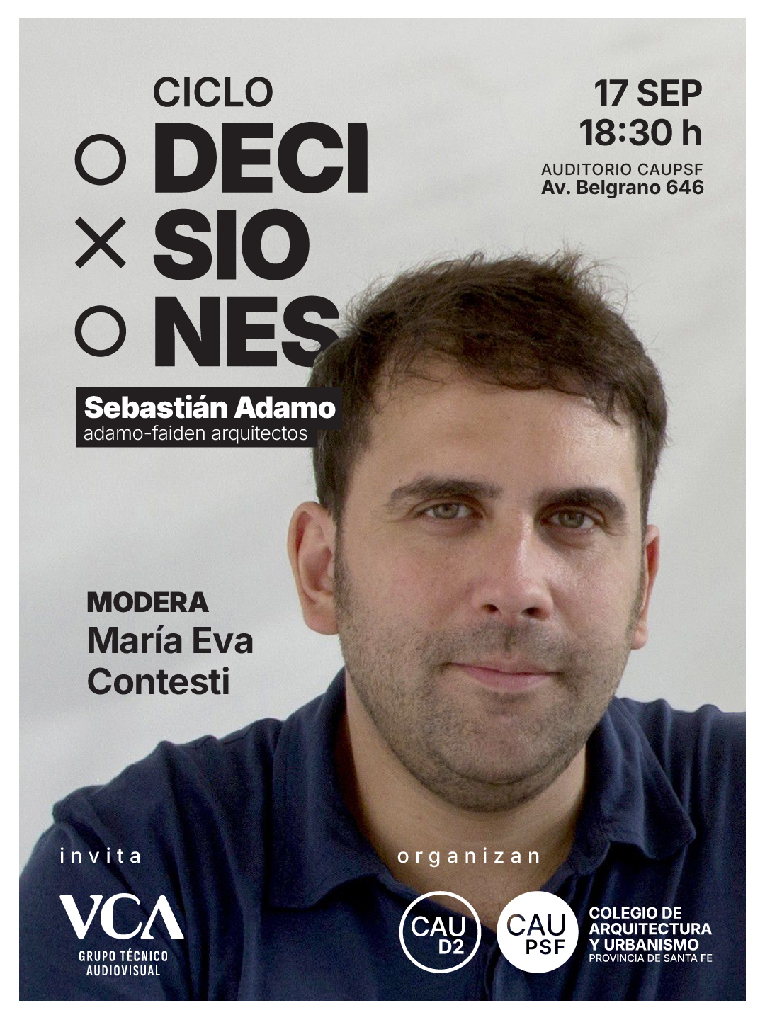 Ciclo Decisiones IV: adamo-faiden en el CAUPSF